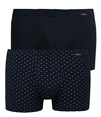 Götzburg Herren Boxershorts Shorts Pants Unterhosen 741311 2er Pack, Farbe:Blau, Wäschegröße:M, Artikel:-636 Blue-Dark von Götzburg