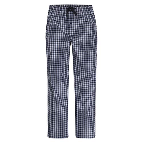 Götzburg Herren Pyjama Hose lang, Trousers (48, Blau kariert) von Götzburg