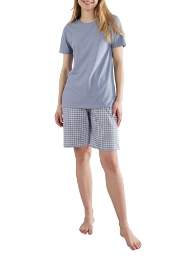 Grözburg Damen Schlafanzug Kurz – Zweiteiliges Baumwoll-Pyjama Set mit Rundhals 42 Grözburg Damen Schlafanzug Kurz – Zweiteiliges Baumwoll-Pyjama Set mit Rundhals 42 von Götzburg