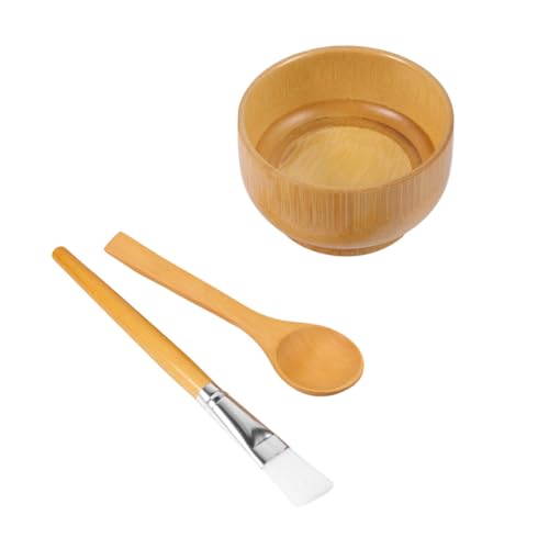 Gogogmee 3 Stück Teiliges DIY Gesichtsmaske Mischschalen Set aus Natürlichem mit Pinsel und Löffel Hautfreundliches Kosmetikwerkzeug für Pflegende Anwendungen Zuhause und Unterwegs Gogogmee 3 Stück Teiliges DIY Gesichtsmaske Mischschalen Set aus Natürlichem mit Pinsel und Löffel Hautfreundliches Kosmetikwerkzeug für Pflegende Anwendungen Zuhause und Unterwegs von Gogogmee