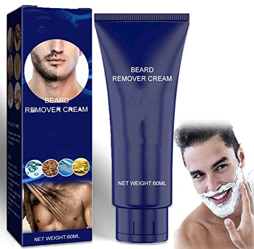 Men Permanent Hair Beard Removal Cream Depilatory Paste Face, Hair Removal Spray Foam for Men Hair Removal Cream, Men Hair Removal Cream,Beard Remover Cream for Face, Underarms, Legs, Chest (1pcs) von Gokame