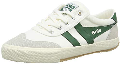 Gola Damen Cla548 Sneaker, Elfenbein (Off White/Green WN) von Gola