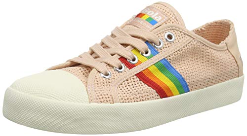 Gola Damen Coaster Rainbow Weave Sneaker, Off White/Multi, 40 EU von Gola