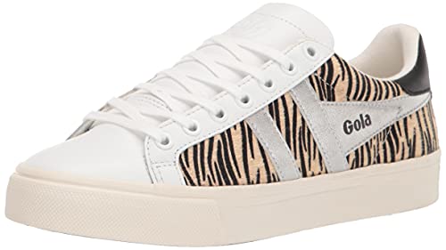 Gola Damen Orchid II Africa Sneaker, White/Zebra/Silver, 41 EU von Gola