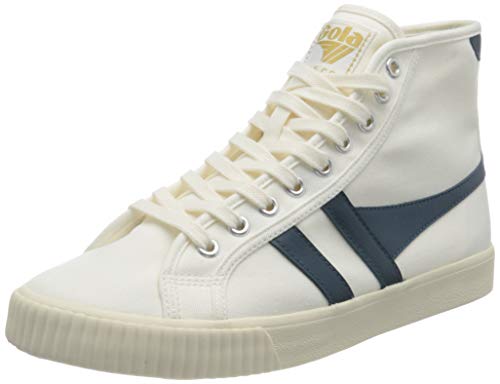 Gola Damen Tennis Mark Cox High Sneaker, Off White Vintage Blue, 37 EU von Gola