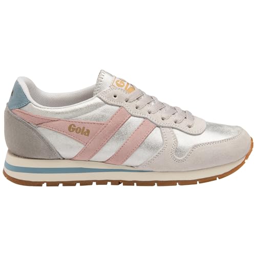 Gola Daytona Blaze Damen-Sneaker, Weiß/Kreiderosa/Eisberg, 38 EU von Gola