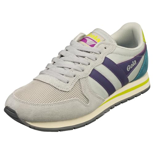 Gola Daytona Modische Damen-Sneaker, Hellgrau Fingerhut Sulphur, 37 EU von Gola