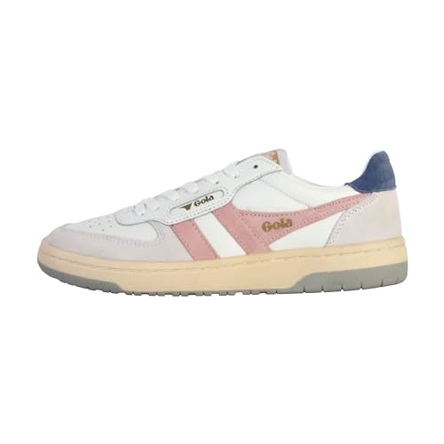 Gola Hawk Damen-Sneaker, Weiß/Chlk Pnk/Mnlight/Lgt Gry, 11 von Gola