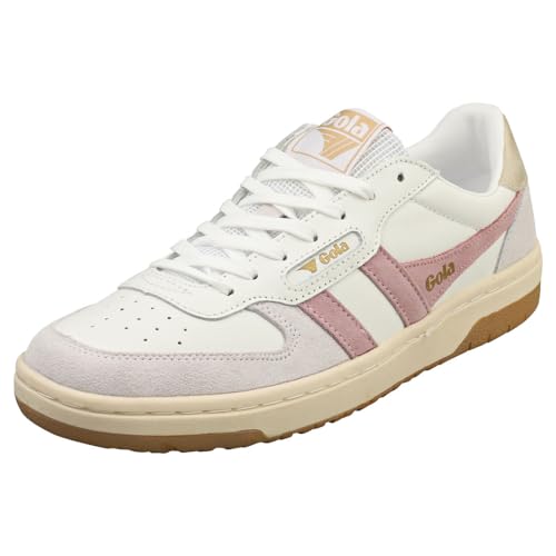 Gola Hawk Modische Damen-Sneaker, weiß/pink, 37 EU von Gola
