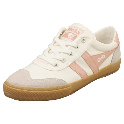 Gola Modische Badminton-Sneaker für Damen, Off White Pink, 39 EU von Gola