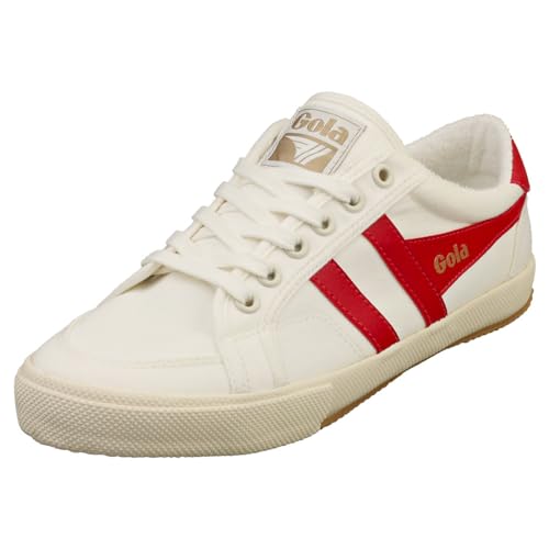 Gola Stratus Vegane Damen-Turnschuhe, Off White Raspberry, 38 EU von Gola