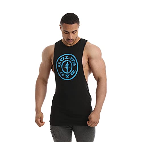 Gold's Gym Herren Gold’s Gym GGVST142 Mens GymSoft Vest Weste, Schwarz, XXL von Gold's Gym