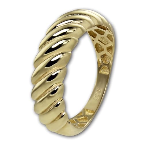 GoldDream Gold Ring Big gedreht Gr.54 333er Gelbgold GDR556Y54 Gold Ring von GoldDream