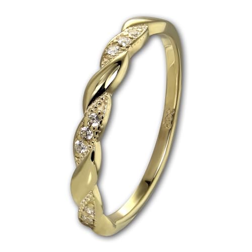 GoldDream Gold Ring Wave Gr.54 333er Gelbgold GDR555Y54 Gold Ring von GoldDream