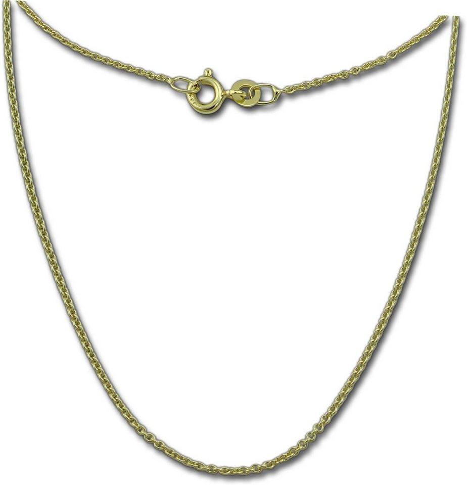 GoldDream Goldkette GoldDream Collier Halskette 8K Gold (Collier), Damen Colliers Halskette 40cm, 333 Gelbgold - 8 Karat Echtgold, 333er von GoldDream