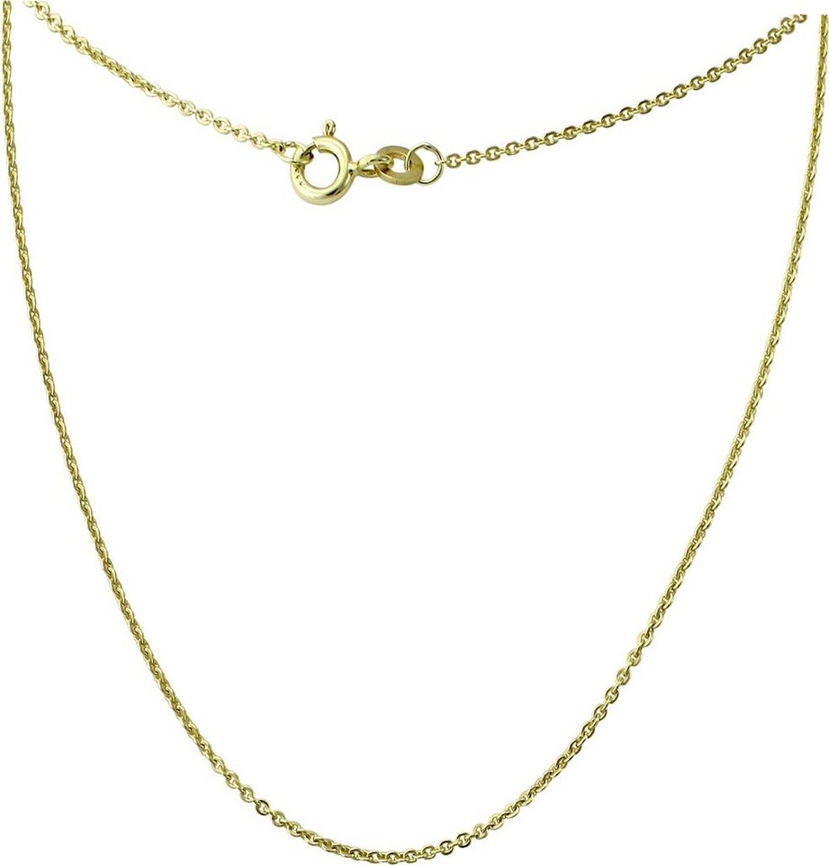 GoldDream Goldkette GoldDream Damen Colliers Halskette 50cm (Colliers, Collier), Damen Colliers Halskette 50cm, 333 Gelbgold - 8 Karat, Farbe: goldfarb von GoldDream