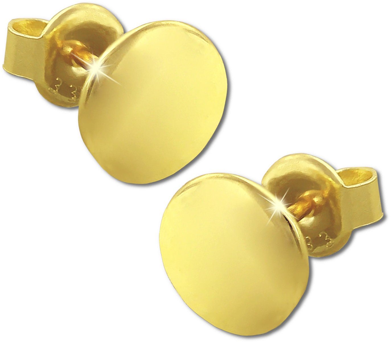 GoldDream Paar Ohrstecker GoldDream Gold Ohrringe Circle Ohrstecker (Ohrstecker), Damen Ohrstecker Circle aus 333 Gelbgold - 8 Karat, Farbe: gold von GoldDream