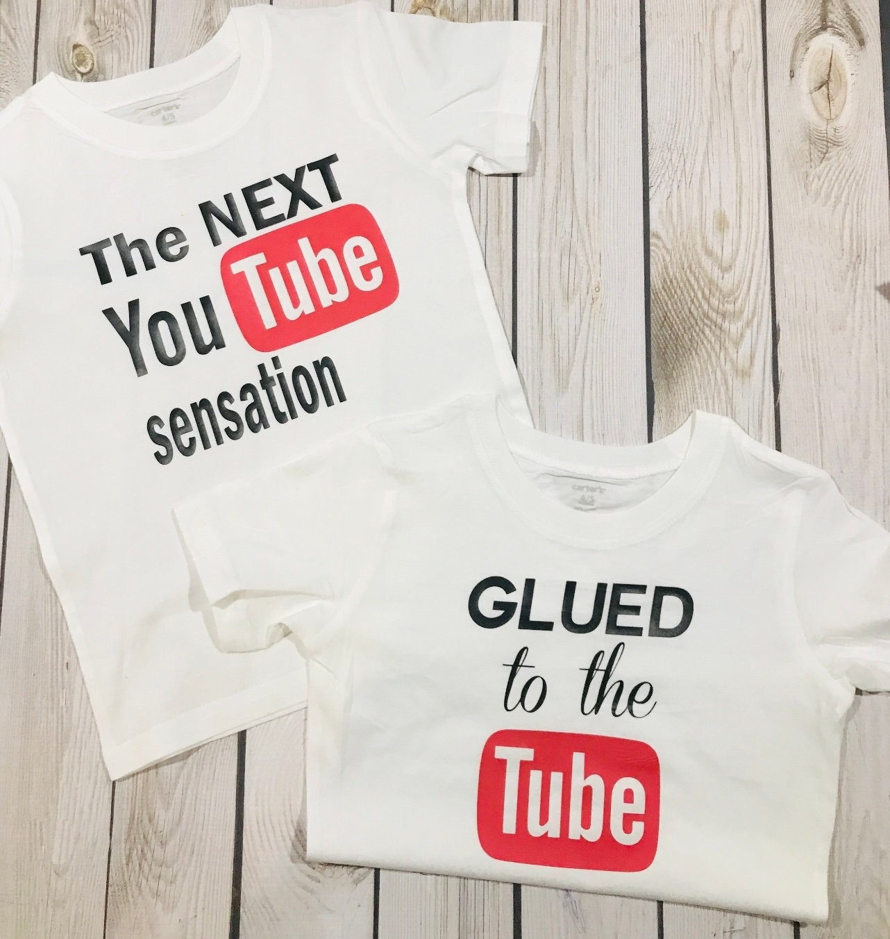 Youtube Shirt Für Kinder|An Der Tube Geklebt|Youtube Shirt|The Nächsten Youtube-Sensation|Youtube Influencer|Youtube Baby-Shirts von Goldclouds