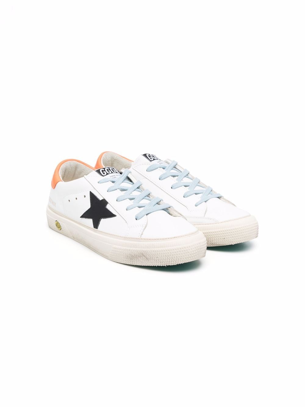 Golden Goose Kids Sneakers mit Stern-Patch - Weiß von Golden Goose Kids