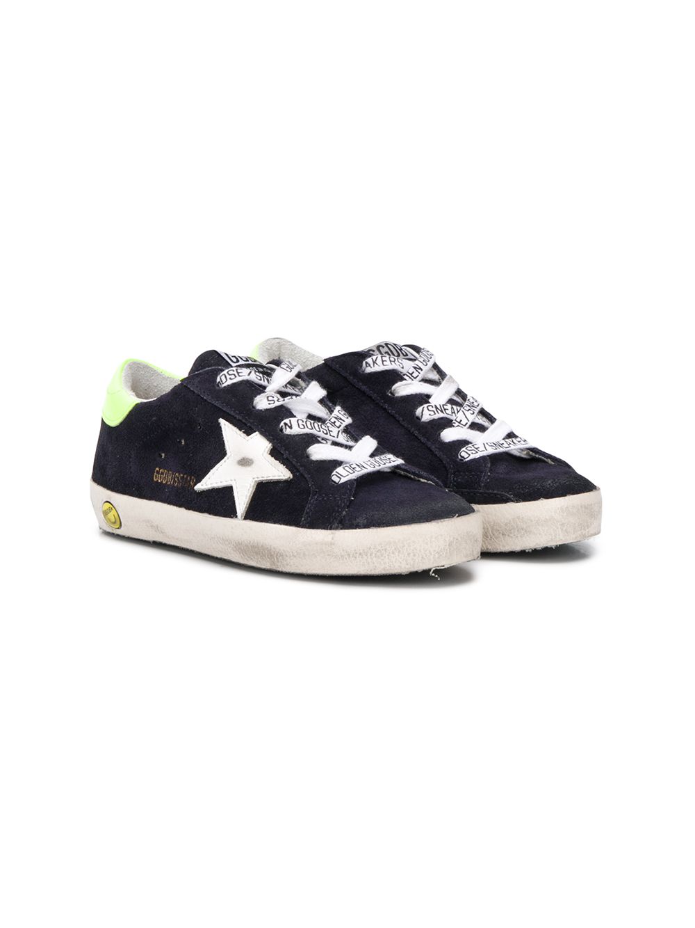 Golden Goose Kids Superstar lace-up sneakers - Blau von Golden Goose Kids