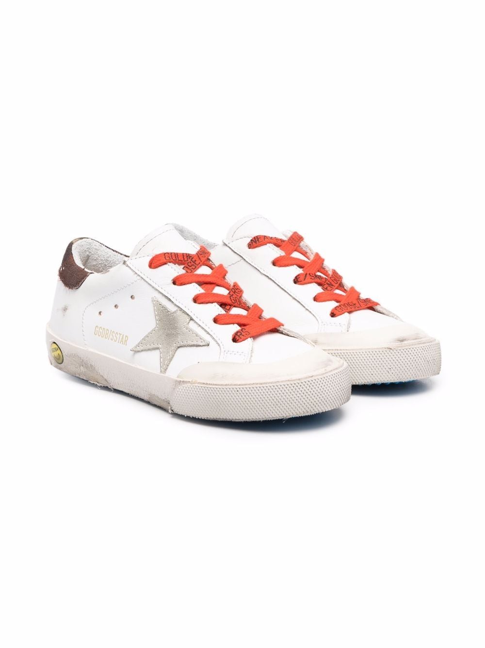 Golden Goose Kids Sneakers mit Stern-Patch - Weiß von Golden Goose Kids