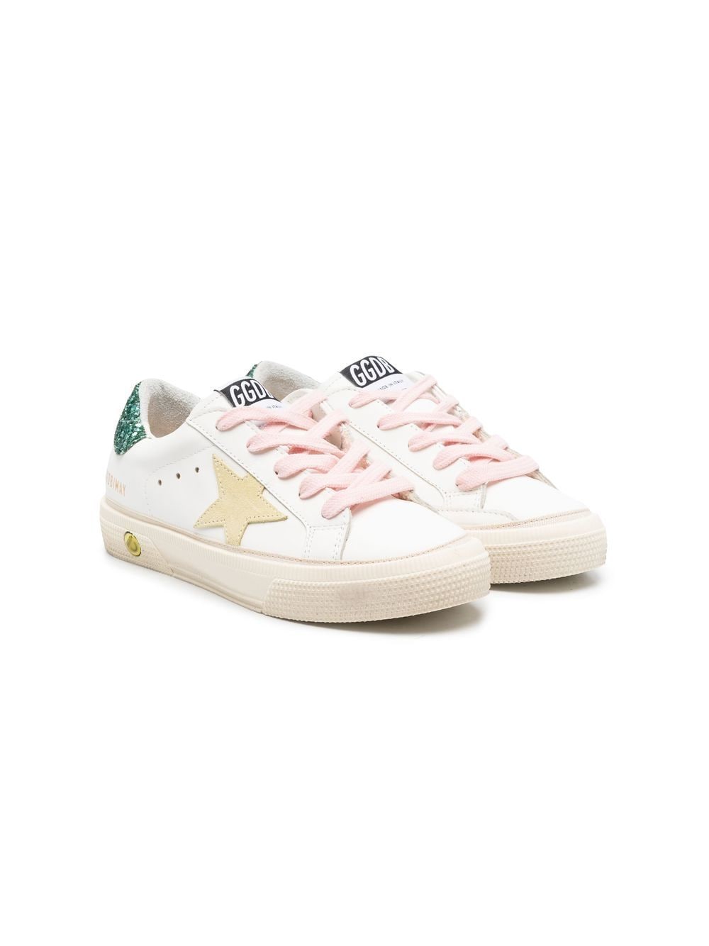 Golden Goose Kids Sneakers mit Stern-Patch - Weiß von Golden Goose Kids