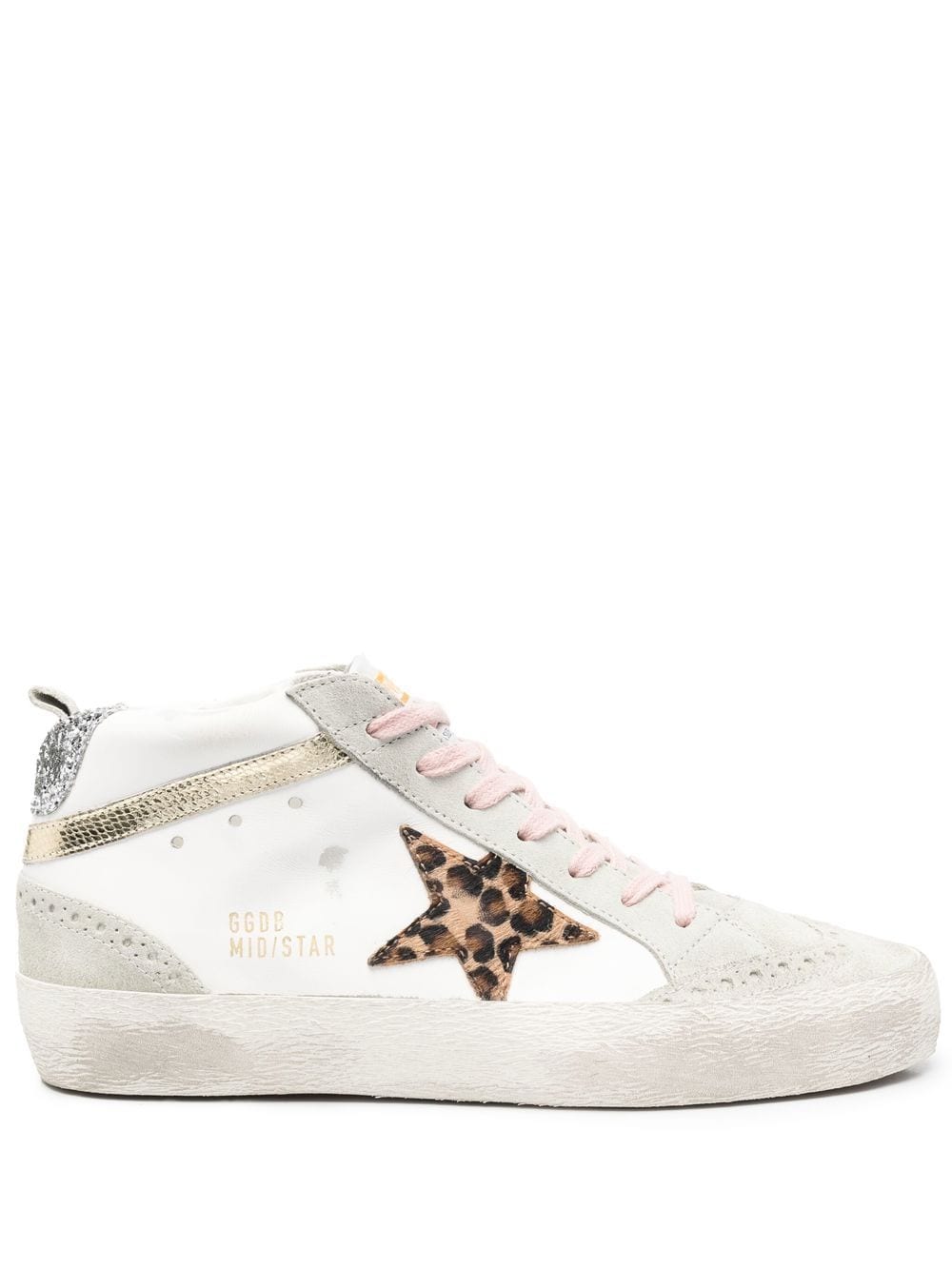 Golden Goose Mid-Star Sneakers - Weiß von Golden Goose