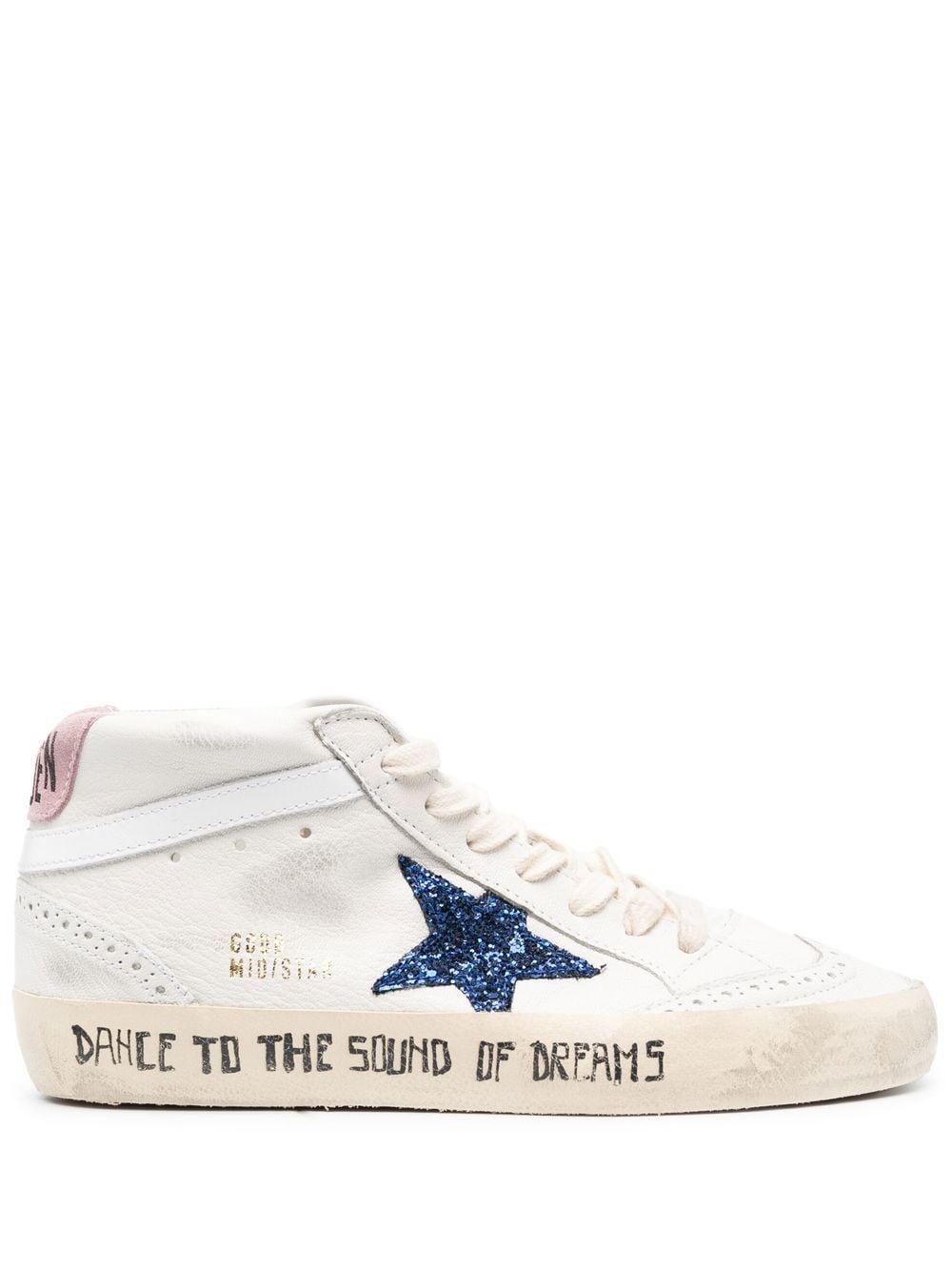 Golden Goose Mid Star Sneakers mit Schnürung - Weiß von Golden Goose