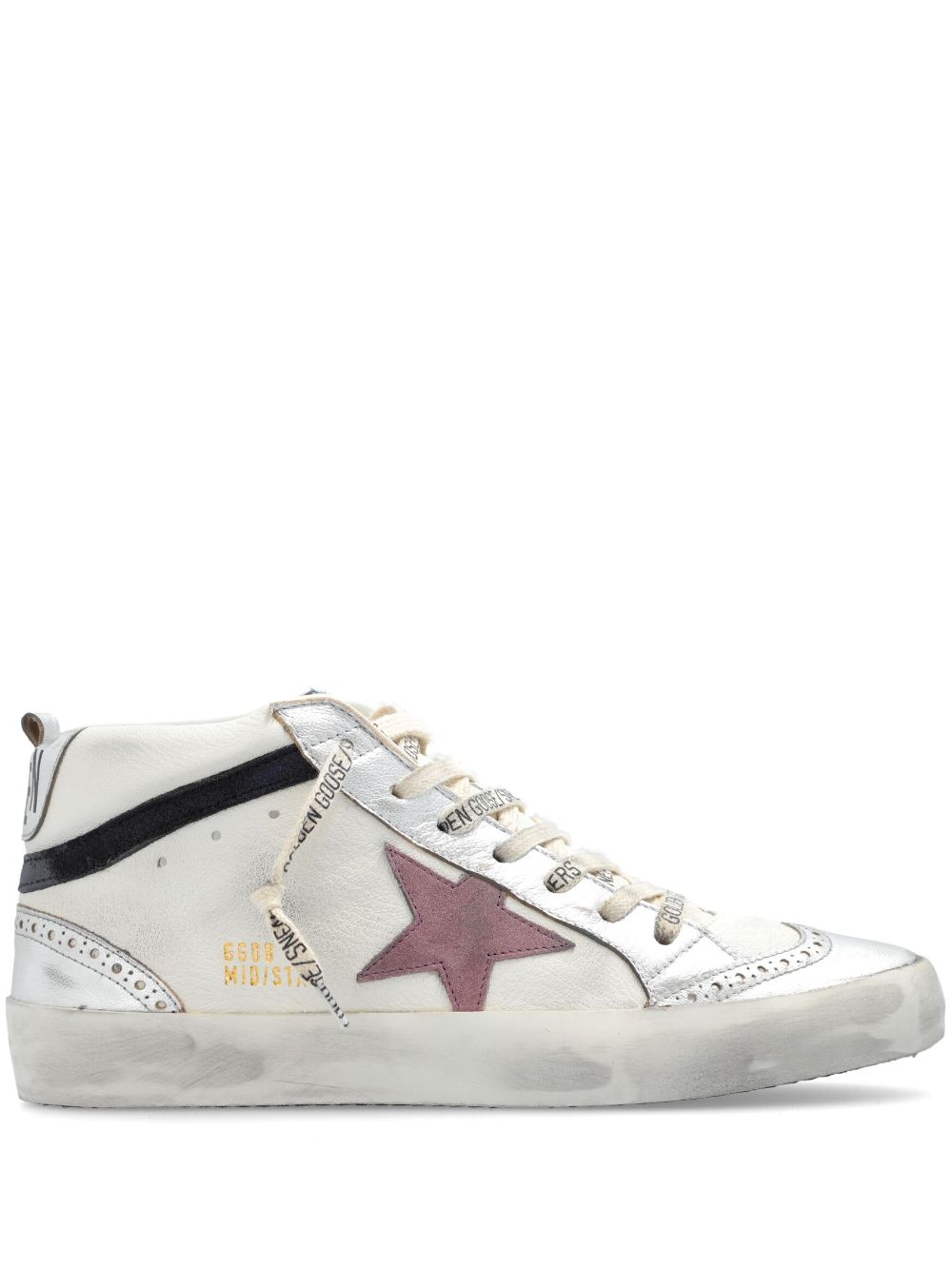 Golden Goose Mid Star Sneakers - Weiß von Golden Goose