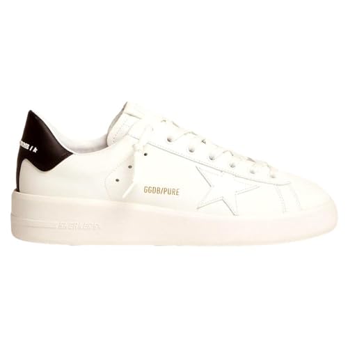 Golden Goose Pure Star Damen-Sneaker aus Leder, Weiß/Schwarz, 37 EU von Golden Goose