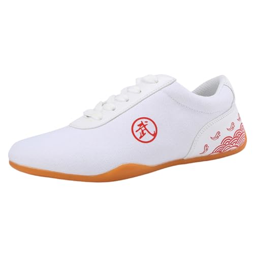 Taekwondo Sportschuhe,Martial Arts Sneaker,Kung Fu Tai Chi Schuhe,Boxschuhe,Unisex,Leinwand,Atmungsaktiv rutschfest,Bequem und leicht,Für Boxing,Karate,Training,Kinder,Erwachsene,Teenager von GoldeneAmeisen