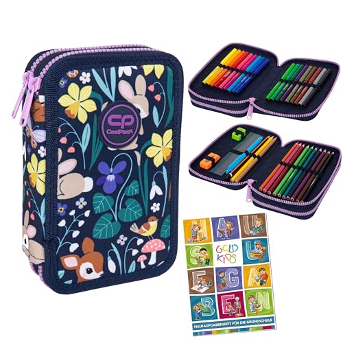 Goldkids Coolpack Doppelmäppchen Oh My Deer Doppelte Organisation und Stil - Mehr Platz, mehr Ordnung für die Schule und den Alltag - Entdecke unsere stilvolle Lösung jetzt von Goldkids