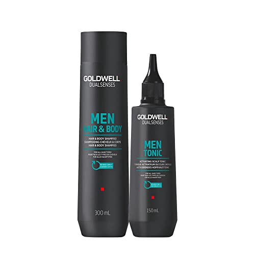 Goldwell Dualsenses Men Hair & Body Shampoo 300ml Activating Scalp Tonic 150ml von Goldwell