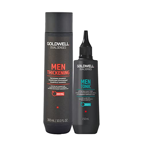 Goldwell Dualsenses Men Thickening Shampoo 300ml Activating Scalp Tonic 150ml von Goldwell