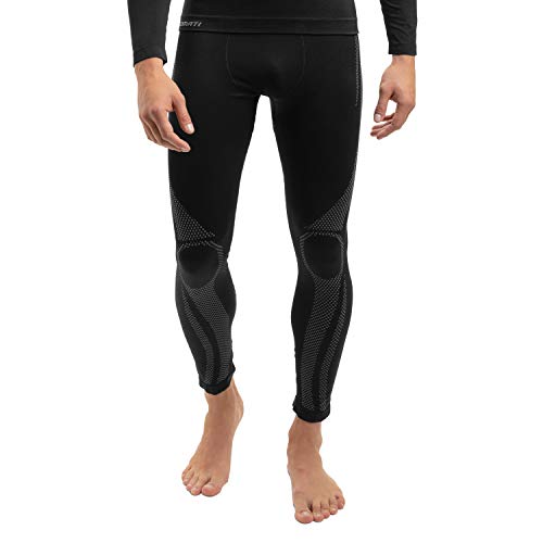 Gomati Herren Thermo Unterhose Seamless Funktionswäsche schnelltrocknend - Grau L-XL von Gomati