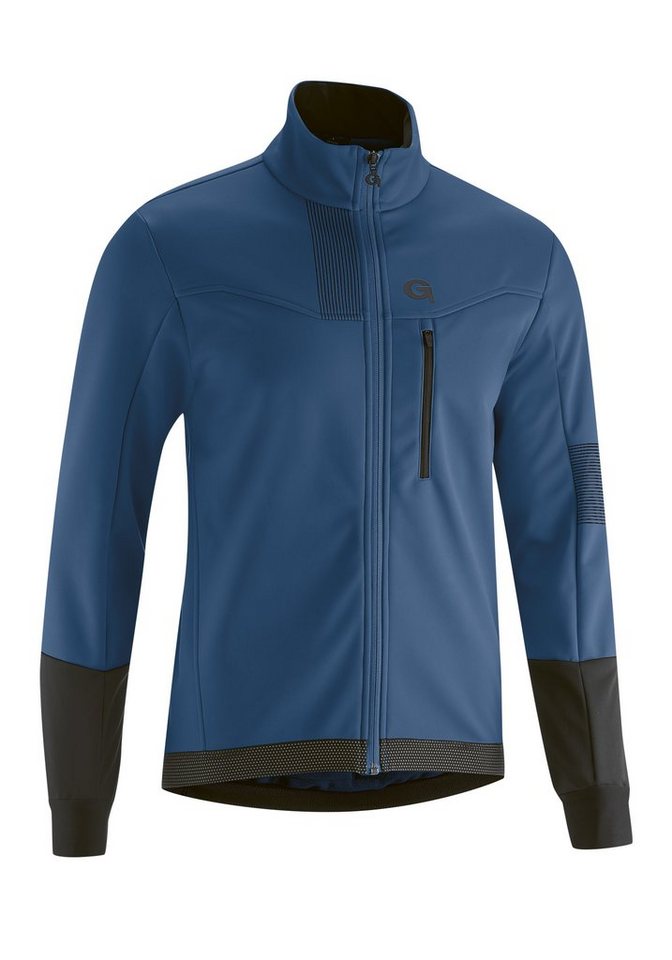 Gonso Fahrradjacke Valaff Herren Softshell-Jacke, Windjacke atmungsaktiv und wasserabweisend von Gonso