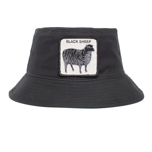 Goorin Bros. Bucket Hat mit Animal Farm Aufnäher Anglermütze (Schwarz Baaad Guy) von Goorin Bros.