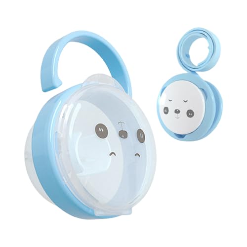 Goowafur Schnullerhalter Für Babys - Schnullerbox Mit Kette,Kompaktes Reisezubehör Für Wickeltasche Und Kinderwagen Und Mädchen Goowafur Schnullerhalter Für Babys - Schnullerbox Mit Kette,Kompaktes Reisezubehör Für Wickeltasche Und Kinderwagen Und Mädchen von Goowafur