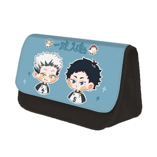 Anime Haikyu!! Federmäppchen - Shoyo Hinata Studenten Schreibwaren Tasche, 3D Mäppchen, Cartoon Große Kapazität, Geeignet für Mädchen Jungen Teen Geschenk, Type 6,22 * 13 * 7.5CM von Gooyeh