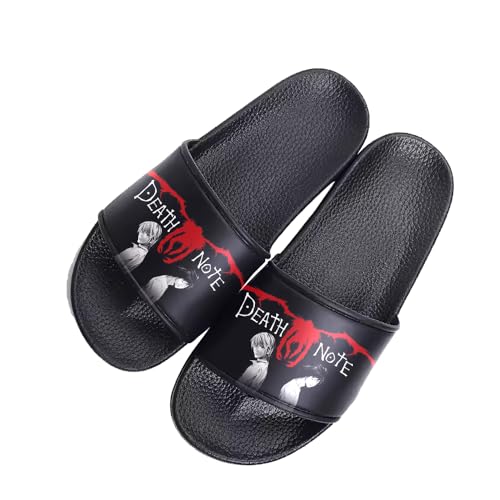 Misa Amane Anime Hausschuhe, Death Note Badezimmer Sandalen, Wasserdicht Anti-Rutsch Slippers, Innen- und Außenhausschuhe für Unisex von Gooyeh