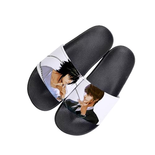 Misa Amane Anime Hausschuhe, Death Note Badezimmer Sandalen, Wasserdicht Anti-Rutsch Slippers, Innen- und Außenhausschuhe für Unisex von Gooyeh