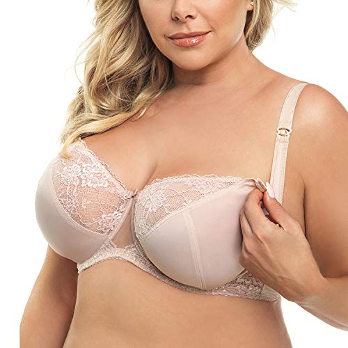 Gorsenia Still-BH Dame Umstandsmode Spitze Bügel Regulierbar MK15 Amy, Beige,70I Gorsenia Still-BH Dame Umstandsmode Spitze Bügel Regulierbar MK15 Amy, Beige,70I von Gorsenia