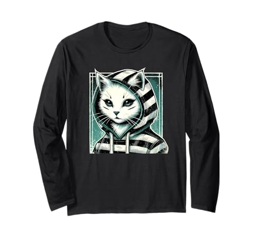 Goth Girl Emo-Mädchen Frauen Gothic Gothic Katze Mädchen Outfit Langarmshirt Goth Girl Emo-Mädchen Frauen Gothic Gothic Katze Mädchen Outfit Langarmshirt von Goth Girls Outfit Gothic Emo Design