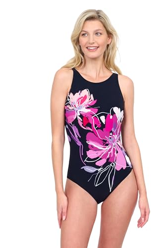 Gottex Damen Water Lily Women’s High Neck Mastectomy One Piece Suit Badeanzug, Schwarz, 44 Gottex Damen Water Lily Women’s High Neck Mastectomy One Piece Suit Badeanzug, Schwarz, 44 von Gottex
