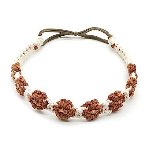 Handgehäkeltes Blumen-Stirnband für Damen, elegante Haardekoration, Baumwoll-Haarschmuck, Kopf-Accessoire für Hochzeitskleid, Haar-Accessoire Handgehäkeltes Blumen-Stirnband für Damen, elegante Haardekoration, Baumwoll-Haarschmuck, Kopf-Accessoire für Hochzeitskleid, Haar-Accessoire von Gramigg