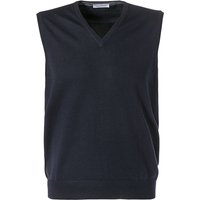 Gran Sasso Herren Pullunder blau unifarben Gran Sasso Herren Pullunder blau unifarben von Gran Sasso