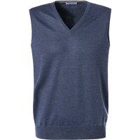 Gran Sasso Herren Pullunder blau unifarben Gran Sasso Herren Pullunder blau unifarben von Gran Sasso