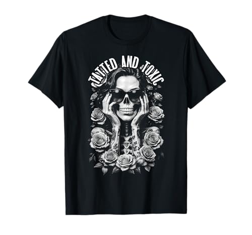 Tatted And Toxic Gothic Tattooed Skelett Girl Roses Ink T-Shirt Tatted And Toxic Gothic Tattooed Skelett Girl Roses Ink T-Shirt von Grandio Design Tattooed Inked Tattoo Artist Gifts