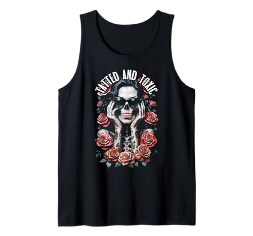 Tatted And Toxic Gothic Tattooed Skelett Girl Roses Ink Tank Top Tatted And Toxic Gothic Tattooed Skelett Girl Roses Ink Tank Top von Grandio Design Tattooed Inked Tattoo Artist Gifts