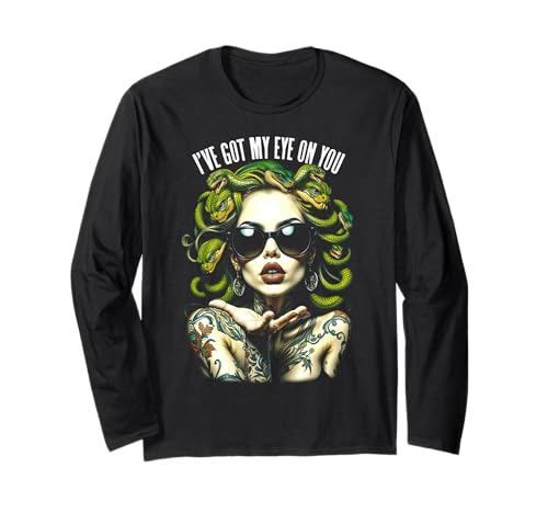Tattoo Medusa Het My Eye On You Ink Snake Girl Kiss Tattoos Langarmshirt Tattoo Medusa Het My Eye On You Ink Snake Girl Kiss Tattoos Langarmshirt von Grandio Design Tattooed Inked Tattoo Artist Gifts